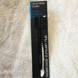 Shu Uemura Black Dual-Ended Eyebrow Brush
